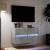 Comode TV de perete cu lumini LED 2 buc. gri beton 41x31x45 cm GartenMobel Dekor