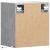 Comode TV de perete cu lumini LED 2 buc. gri beton 41x31x45 cm GartenMobel Dekor