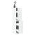 Dulap de farmacie, alb, 30x41x144,5 cm, lemn prelucrat GartenMobel Dekor