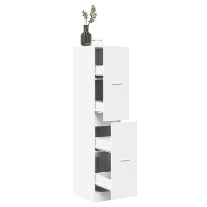 Dulap de farmacie, alb, 30x41x144,5 cm, lemn prelucrat GartenMobel Dekor