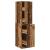 Dulap de farmacie, lemn vechi, 30x41x144,5 cm, lemn prelucrat GartenMobel Dekor