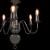 Candelabru, argintiu, 5 becuri E14 GartenMobel Dekor