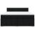 Pat box spring cu saltea, negru, 180x200 cm, catifea GartenMobel Dekor