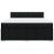Pat box spring cu saltea, negru, 180x200 cm, catifea GartenMobel Dekor