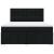 Pat box spring cu saltea, negru, 180x200 cm, catifea GartenMobel Dekor
