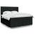 Pat box spring cu saltea, negru, 180x200 cm, catifea GartenMobel Dekor