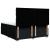 Pat box spring cu saltea, negru, 180x200 cm, catifea GartenMobel Dekor