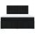 Pat box spring cu saltea, negru, 180x200 cm, catifea GartenMobel Dekor