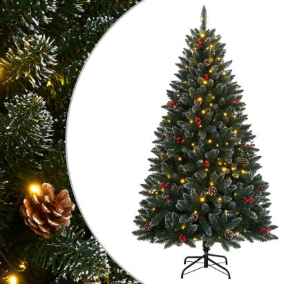 Brad de Crăciun artificial cu 150 LED-uri, 150 cm GartenMobel Dekor