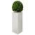 Jardiniere grădină 2 buc. 40x34,5x70cm oțel inoxidabil triunghi GartenMobel Dekor
