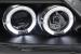 Faruri LED Angel Eyes Dacia Logan (2004-2008) Negru Performance AutoTuning