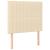 Pat box spring cu saltea, crem, 90x200 cm, textil GartenMobel Dekor