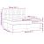 Pat box spring cu saltea, albastru, 180x200 cm, material textil GartenMobel Dekor