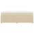 Pat box spring cu saltea, crem, 90x200 cm, textil GartenMobel Dekor