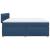 Pat box spring cu saltea, albastru, 200x200 cm, textil GartenMobel Dekor