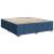 Pat box spring cu saltea, albastru, 180x200 cm, material textil GartenMobel Dekor