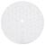 Covor fustă brad Crăciun de lux, alb, 150 cm, blană artificială GartenMobel Dekor