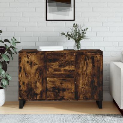 Servantă, stejar fumuriu, 104x35x70 cm, lemn prelucrat GartenMobel Dekor