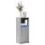 Dulap cu LED, gri sonoma, 38x34x100 cm, lemn prelucrat GartenMobel Dekor