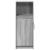 Dulap cu LED, gri sonoma, 38x34x100 cm, lemn prelucrat GartenMobel Dekor