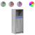 Dulap cu LED, gri sonoma, 38x34x100 cm, lemn prelucrat GartenMobel Dekor