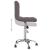 Scaun de bucătărie pivotant, gri taupe, material textil GartenMobel Dekor