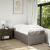 Pat box spring cu saltea, gri taupe, 90x200 cm, textil GartenMobel Dekor