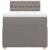 Pat box spring cu saltea, gri taupe, 90x200 cm, textil GartenMobel Dekor