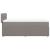 Pat box spring cu saltea, gri taupe, 90x200 cm, textil GartenMobel Dekor