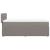 Pat box spring cu saltea, gri taupe, 100x200 cm, textil GartenMobel Dekor