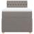 Pat box spring cu saltea, gri taupe, 100x200 cm, textil GartenMobel Dekor