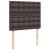 Pat box spring cu saltea, maro închis, 120x200 cm, textil GartenMobel Dekor
