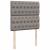 Pat box spring cu saltea, gri taupe, 90x200 cm, textil GartenMobel Dekor