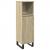 Set mobilier de baie, 3 piese, stejar sonoma, lemn prelucrat GartenMobel Dekor
