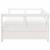 Pat de zi cu saltea, alb, 80x200 cm, lemn masiv pin GartenMobel Dekor