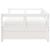 Pat de zi cu saltea, alb, 90x200 cm, lemn masiv pin GartenMobel Dekor
