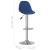 Scaune de bar, 2 buc., albastru, material textil GartenMobel Dekor