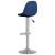 Scaune de bar, 2 buc., albastru, material textil GartenMobel Dekor