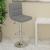 Scaun de bar, gri deschis, material textil GartenMobel Dekor