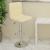 Scaun de bar, crem, material textil GartenMobel Dekor