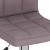 Scaun de bar, gri taupe, material textil GartenMobel Dekor