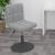 Scaun de bar pivotant, gri deschis, catifea GartenMobel Dekor