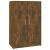 Pantofar, stejar fumuriu, 60x35x92 cm, lemn prelucrat GartenMobel Dekor