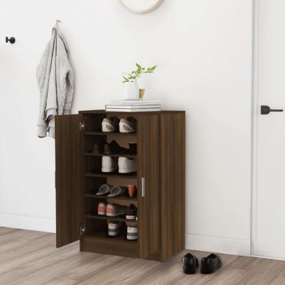 Pantofar, stejar maro, 60x35x92 cm, lemn prelucrat GartenMobel Dekor
