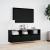 Dulap TV de perete cu lumini LED negru 130x31x45 cm GartenMobel Dekor