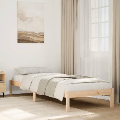 Cadru de pat foarte lung fără saltea, 80x220 cm, lemn masiv pin GartenMobel Dekor