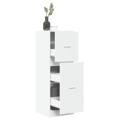 Dulap de farmacie, alb, 40x41x118 cm, lemn prelucrat GartenMobel Dekor
