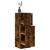 Dulap de farmacie stejar fumuriu, 40x41x118 cm, lemn prelucrat GartenMobel Dekor
