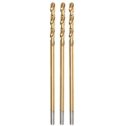 Burghiu pentru metal, nitrura de titan, 3 buc, 1 mm, Jufisto GartenVIP DiyLine