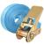 Chingi fixare cu clichet 10 buc, 0,8 tone, 4m x 25mm, albastru GartenMobel Dekor
